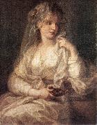 KAUFFMANN, Angelica Portrait of a Woman Dressed as Vestal Virgin sg France oil painting artist